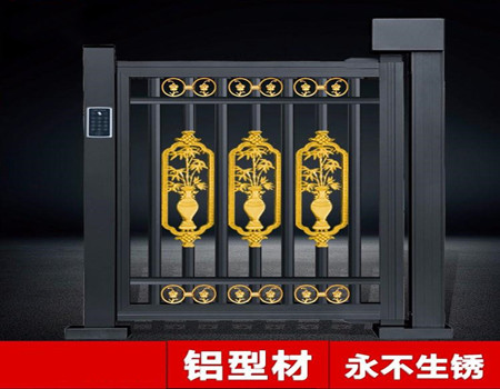 鋁藝智能小門